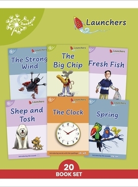 预订 Phonic Books Dandelion Launchers Units 11-15: Adjacent consonants and consonant digraphs 蒲公英拼读启蒙系列第11-15