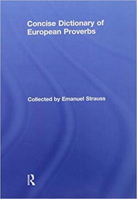 【预售】Concise Dictionary of European Proverbs