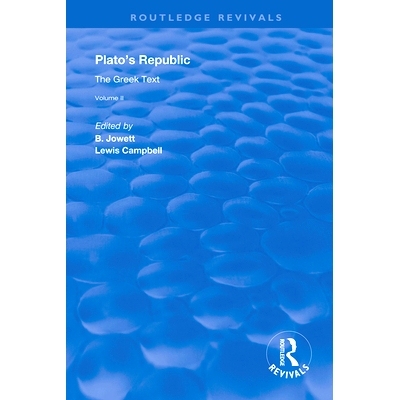 预订 Plato’s Republic (Vol 2): The Greek Text: 9780367179595