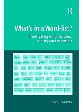 预订 What’s in a Word-list?: Investigating Word Frequency and Keyword Extraction: 9781138266254