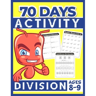 Grade Workbook 3rd for Funny Ages Math Kids With Activity Days Learning Division 预订
