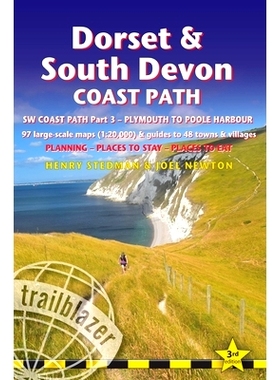 预订 Dorset & South Devon Coast Path: (Sw Coast Path Part 3) - Includes 97 Large-Scale Walking Maps & Guides to 48 Towns