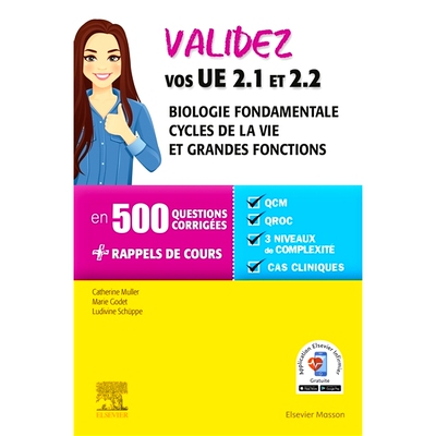 预订 Validez vos UE 2.1 et 2.2 Biologie fondamentale, Cycles de la vie et grandes fonctions 验证您的 UE 2.1 和 2.2 基础