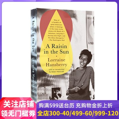 英文原版 阳光下的葡萄干 A Raisin in the Sun