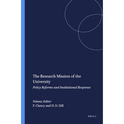 预订 The Research Mission of the University: Policy Reforms and Institutional Response 大学的研究使命：政策改革与制度回