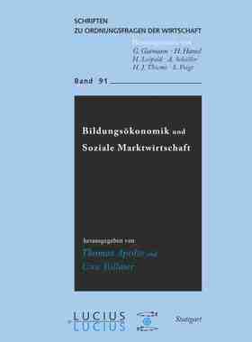 【预订】Bildungsökonomik und Soziale Marktwirtschaft 9783828205031