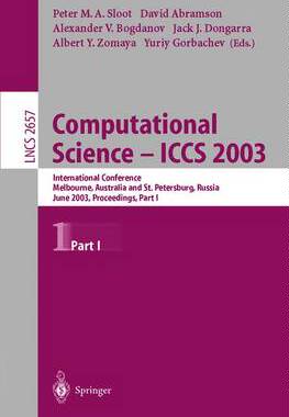 【预订】Computational Science — ICCS 2003