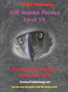 [预订]480 Sudoku Level 19 Puzzles - Diabolical Edition Volume 7: Can you Solve the Puzzles from the Hardes 9798500610775