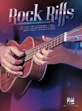 【预售】Rock Riffs: For Ukulele with Tab