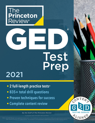 【预订】Princeton Review GED Test Prep, 2021: Practice Tests+ Review& Techniques+ Online Features