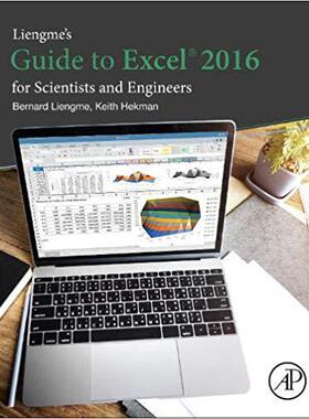 【预售】Liengme’s Guide to Excel 2016 for Scientists and Engineers