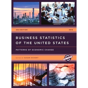 预订 Business Statistics of the United States 2018: Patterns of Economic Change, 23rd Edition 美国2018年商业统计:经济变