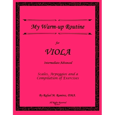 预订 My Warm-Up Routine For Viola: Intermediate-Advanced: 9798333758606