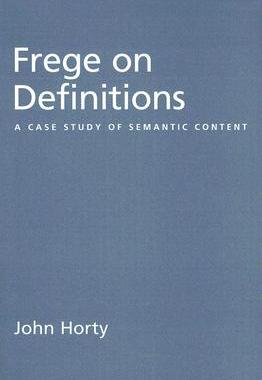 【预订】Frege on Definitions