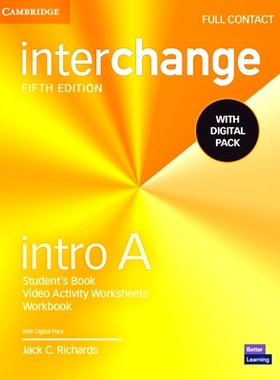 预订 Interchange Intro a Full Contact with Digital Pack: 9781009040594