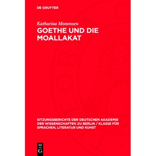 Schadewaldt 9783112726020 und Geburtstag 60. zum Wolfgang Moallakat die Goethe 预订