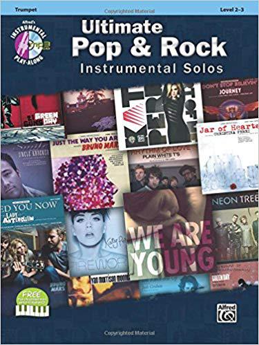 【预订】Ultimate Pop & Rock Instrumental Solos: Trumpet, Book & CD [With CD (Audio)]