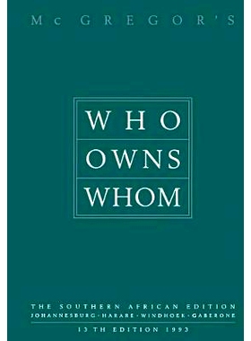 预订 Who Owns Whom: The Southern African Edition: 9781853339080
