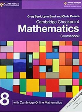 【微瑕清仓】Cambridge Checkpoint Mathematics Coursebook 8 with Cambridge Online Mathematics (1 Year)