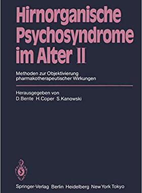 【预订】Hirnorganische Psychosyndrome im Alter II 9783540153108