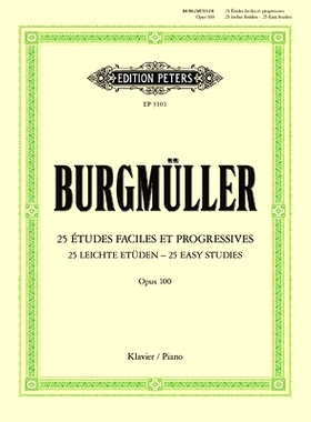 预订 25 Études Faciles Et Progressives (Easy Studies) Op. 100 for Piano: 9790014013981