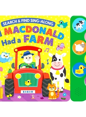 预订 Search & Find: Old MacDonald (6-Button Sound Book): 9781638544005