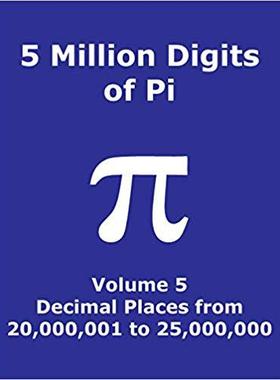 【预售】5 Million Digits of Pi - Volume 5 - ...