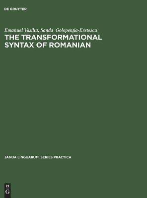 [预订]The transformational syntax of Romanian 9783110995633