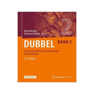 预订 Dubbel Taschenbuch für den Maschinenbau 2: Anwendungen