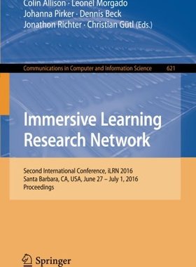 【预订】Immersive Learning Research Network