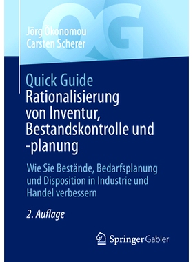 预订 Quick Guide Rationalisierung von Inventur, Bestandskontrolle und -planung: Wie Sie Bestände, Bedarfsplanung und Di