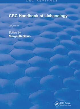 [预订]Handbook of Lichenology: Volume 3 9780367261795
