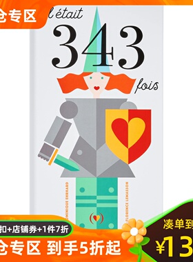 343次变装立体书 十把椅子作者多米尼克 创意有趣想象力启蒙翻翻书 法语原版 送礼收藏 Il était 343 fois Dominique Ehrhard
