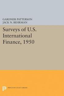 【预订】Surveys of U.S. International Finance, 1950