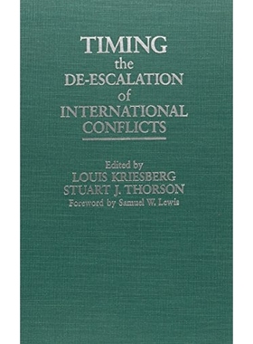预订 Timing the de-Escalation of International Conflicts: 9780815625216