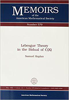 【预售】Lebesgue Theory in the Bidual of C(X)