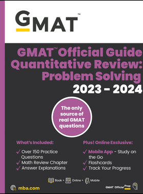 预订 GMAT Official Guide Quantitative Review 2023-2024, Focus Edition