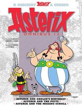英文原版 高卢英雄历险记 34-36 合订本 卷十二 儿童漫画 Asterix Omnibus 12 生日快乐！ 阿斯特克斯与皮克特人 丢失的卷轴 BJ