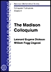 【预售】The Madison Colloquium