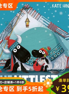 现货 最小的牦牛3 牛群就是家 Kate Hindley 插画绘本 英文原版 The Littlest Yak: Home Is Where the Herd Is