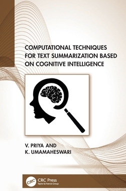 [预订]Computational Techniques for Text Summarization based on Cognitive Intelligence
