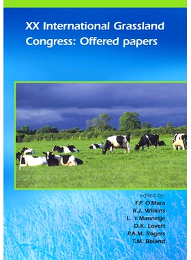 预订 XX International Grassland Conference: Offered papers *十届国际草原大会：论文集: 9789076998817
