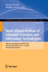 [预订]South African Institute of Computer Scientists and Information Technologists 9783031396519