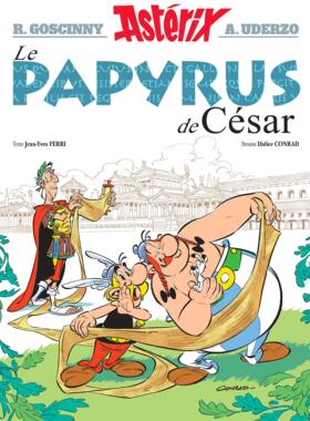 法语原版 高卢英雄历险记36 Une aventure d’Astérix Le papyrus de César 阿斯特克斯与丢失的卷轴 法国比利时经典漫画
