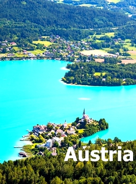 预订 Austria: Coffee Table Photography Travel Picture Book Album Of A Republic Country And Vienna City In Central Europe