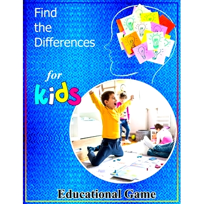 预订 Find The Differences Educational Game For Kids: Search and find the different challenging games for a children’s a
