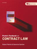 [预订]Poole’s Textbook on Contract Law 9780192885098