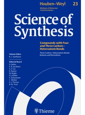 预订 Science of Synthesis: Houben-Weyl Methods of Molecular Transformations  Vol. 23: Three Carbon-Heteroatom Bonds: Ket