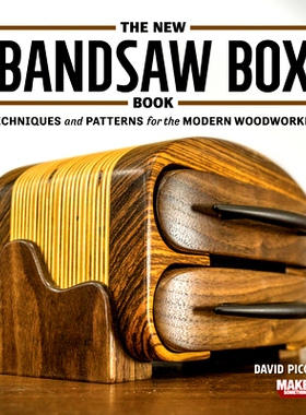 预订 The New Bandsaw Box Book: Techniques & Patterns for the Modern Woodworker