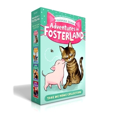 预订 Adventures in Fosterland Take Me Home Collection (Boxed Set): Emmett and Jez; Super Spinach; Baby Badger; Snowpea t